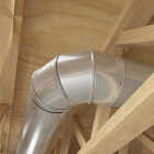 Imperial 24 Ga. 4 In. Round Galvanized Adjustable Elbow Image 2