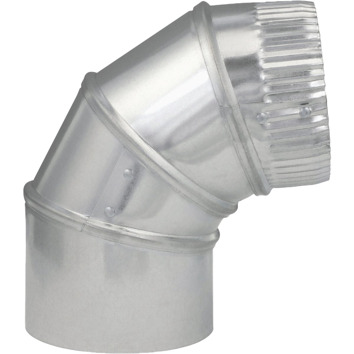 Imperial 24 Ga. 4 In. Round Galvanized Adjustable Elbow Image 3