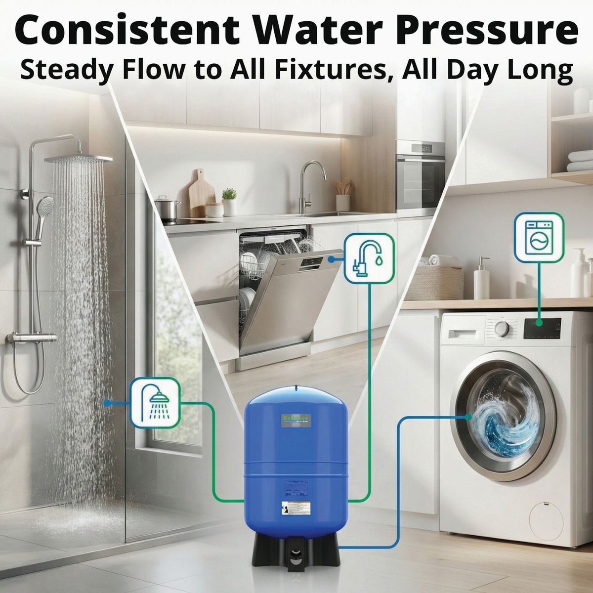 Reliance 86 Gal. Vertical Free-Standing Pressure Pump Tank Image 4