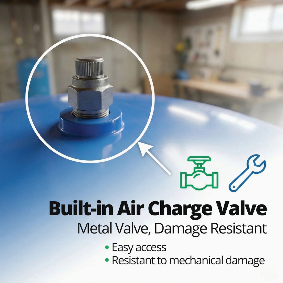 Reliance 86 Gal. Vertical Free-Standing Pressure Pump Tank Image 7