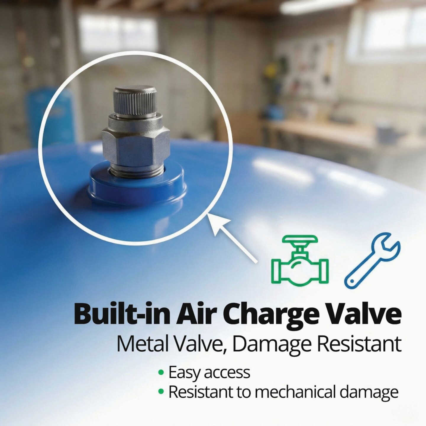 Reliance 86 Gal. Vertical Free-Standing Pressure Pump Tank Image 7