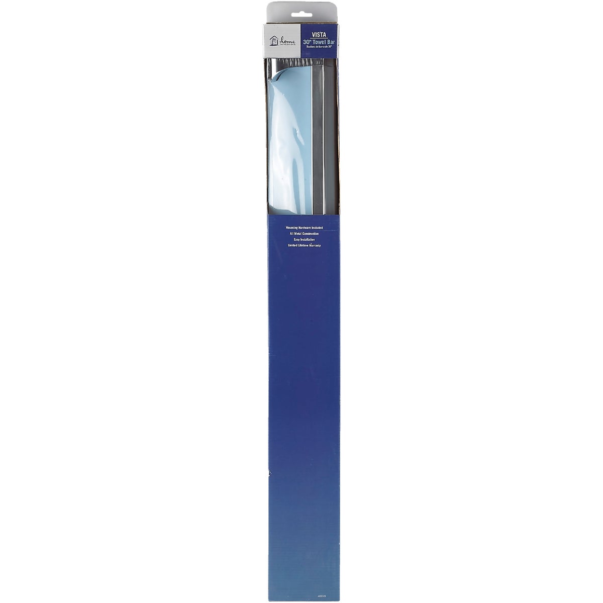 Home Impressions Vista 30 In. Polished Chrome Towel Bar Image 3