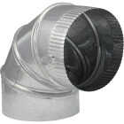 Imperial 30 Ga. 6 In. Round Galvanized Adjustable Elbow Image 1