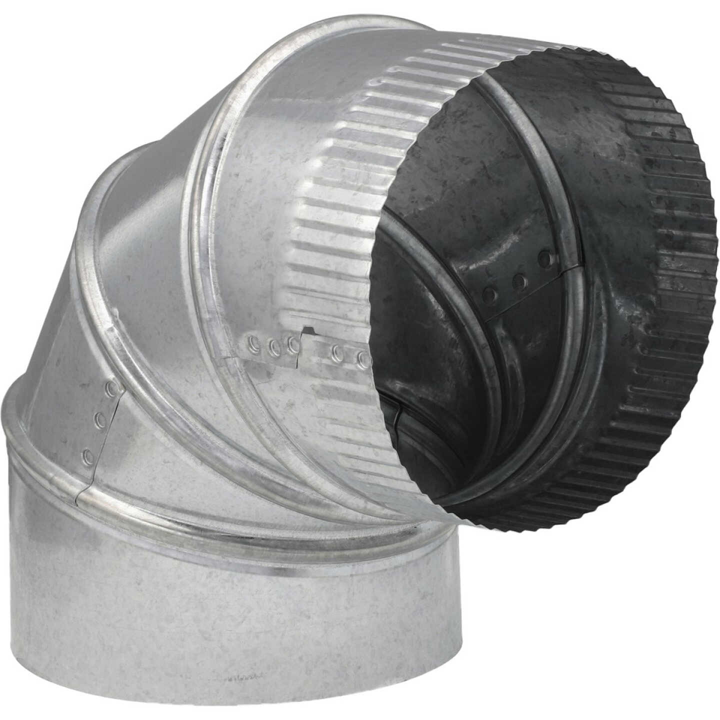 Imperial 30 Ga. 6 In. Round Galvanized Adjustable Elbow Image 1