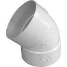IPEX 4 In. SDR 35 45 Deg. PVC Sewer and Drain Elbow (1/8 Bend) Image 1