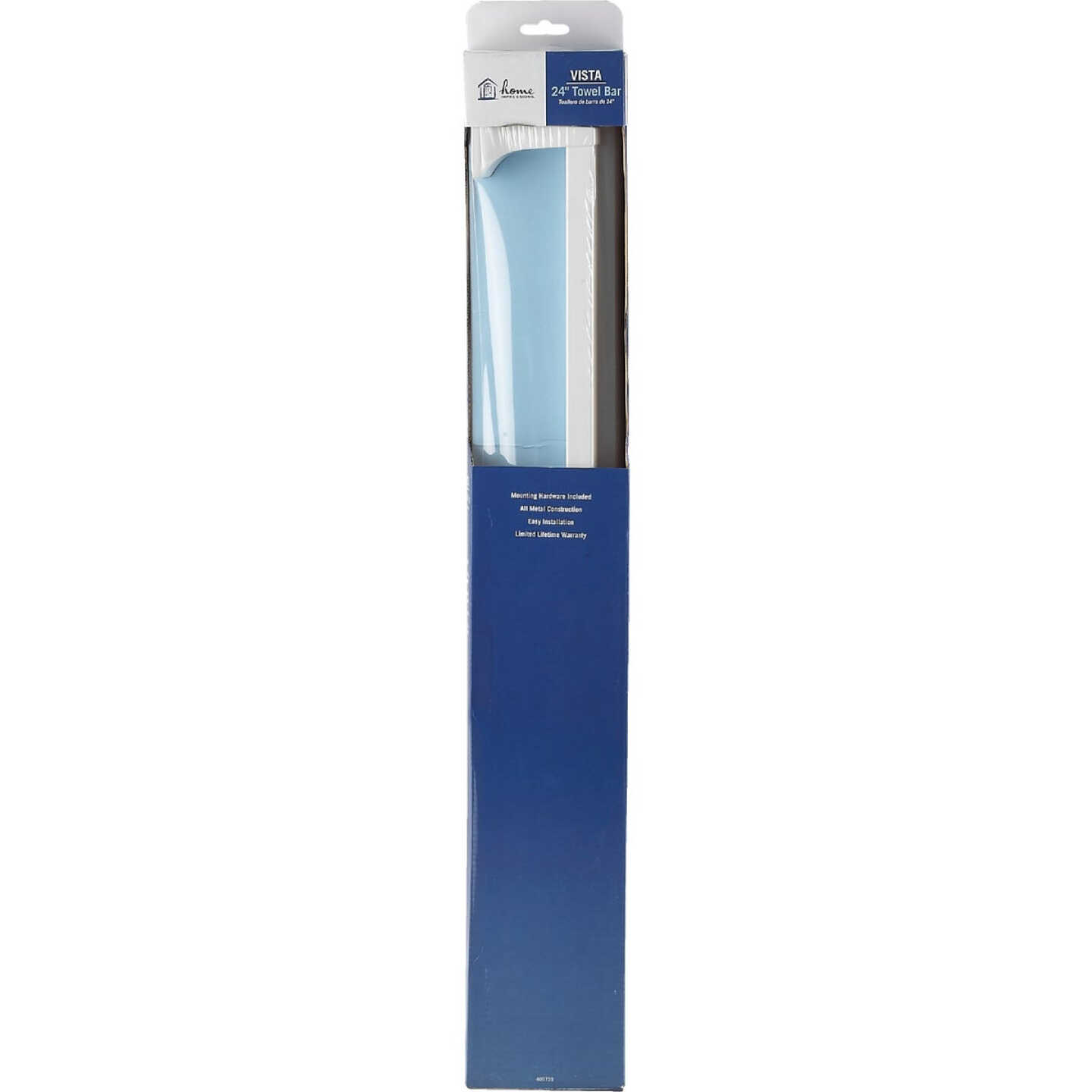 Home Impressions Vista 24 In. White Towel Bar Image 4