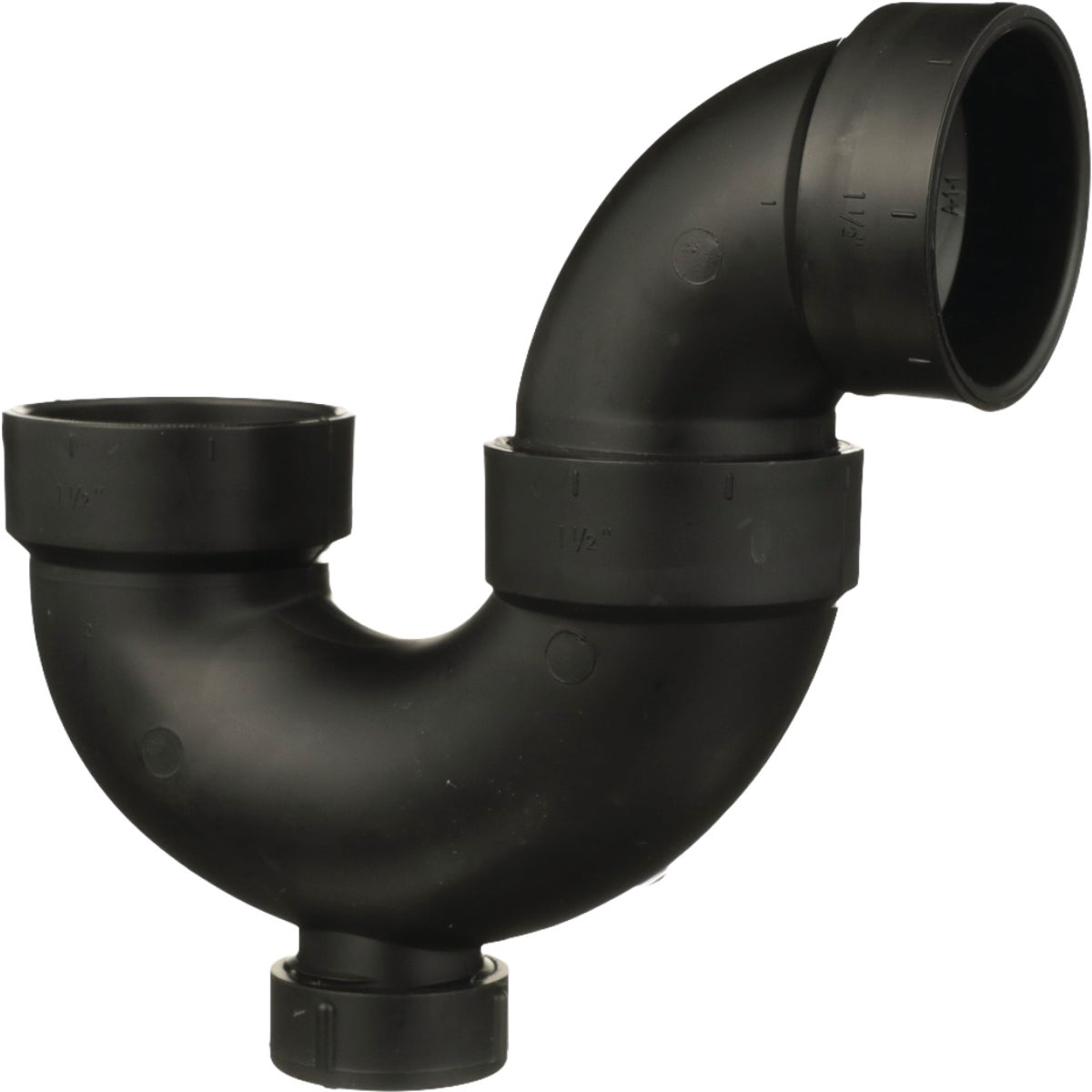 Charlotte Pipe 1-1/2 In. PVC DWV Schedule 40 P-Trap, Los Angeles Pattern