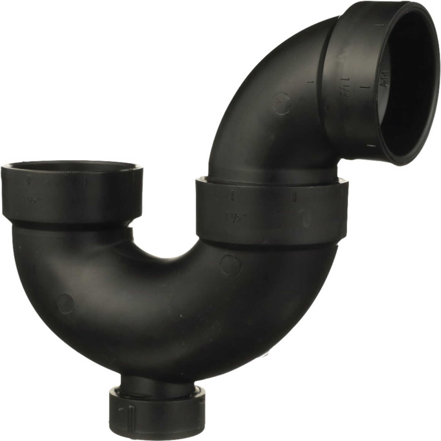 Charlotte Pipe 1-1/2 In. PVC DWV Schedule 40 P-Trap, Los Angeles Pattern Image 1