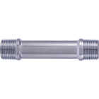 SharkBite 3/8 In. MIP x 3 In. Chrome-Plated Brass Pipe Nipple Image 3