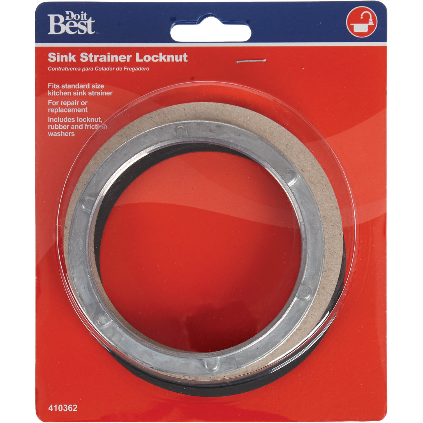 Do it Die-Cast Basket Strainer Lock Nut Image 2