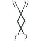 Home Impressions Rigid Steel 28 In. Black Fireplace Tongs Image 1