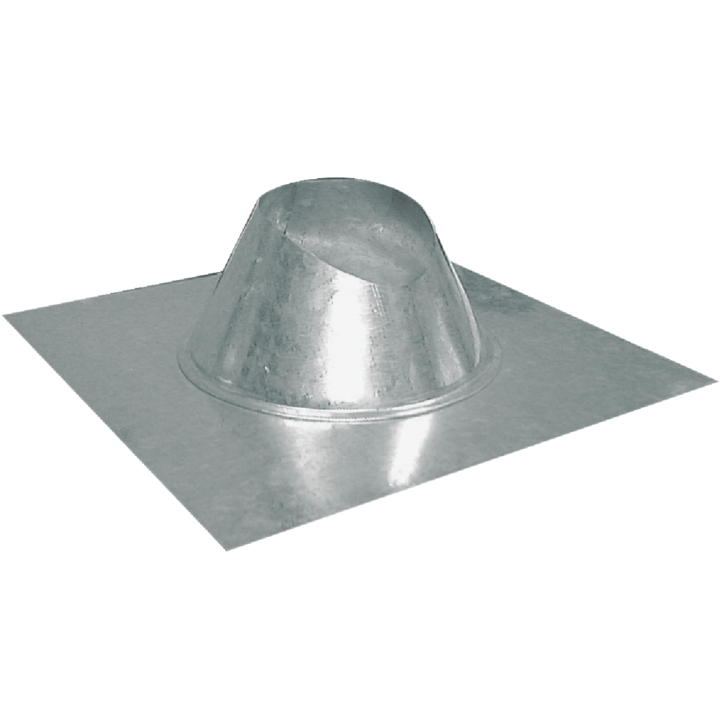 Imperial 8 In. Galvanized Rainproof Roof Pipe Flashing Image 1