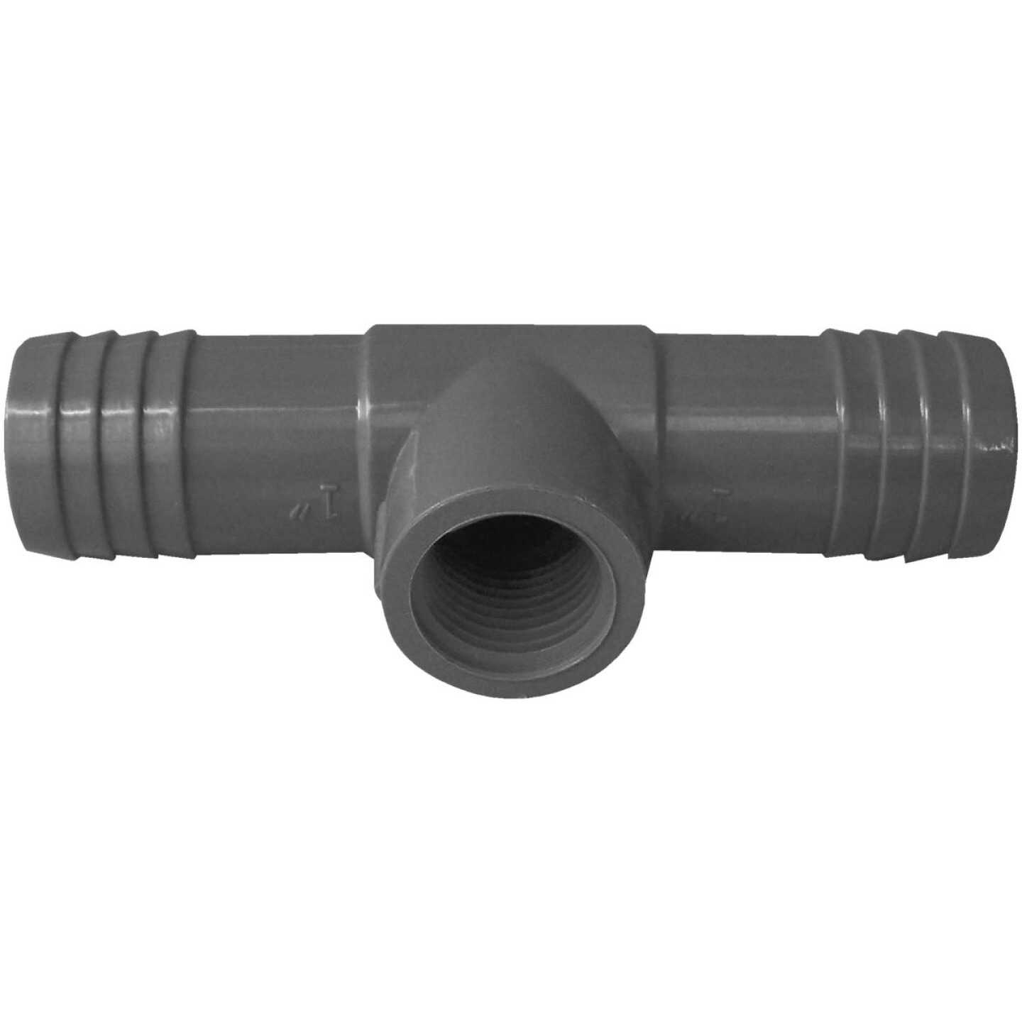 Boshart 1 In. x 1 In. x 1/2 In. FIP Combination Polypropylene Insert Tee Image 1