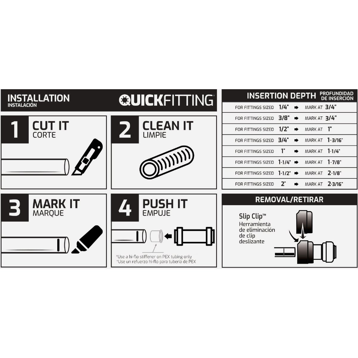 QuickFitting 1/2 In. Push-to-Connect x 1/2 In. FNPT Stainless Steel 90-Degree Elbow Image 2