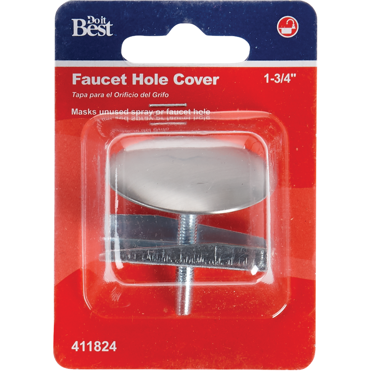 Do it 1-3/4 In. Stainless Steel Faucet Hole Cover Image 2