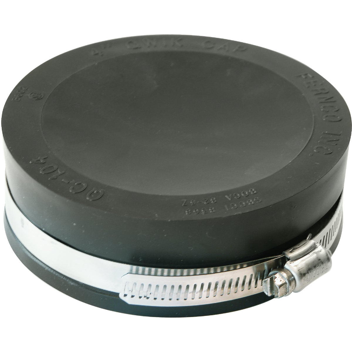 Fernco 2 In. Flexible Slip PVC Cap Image 1