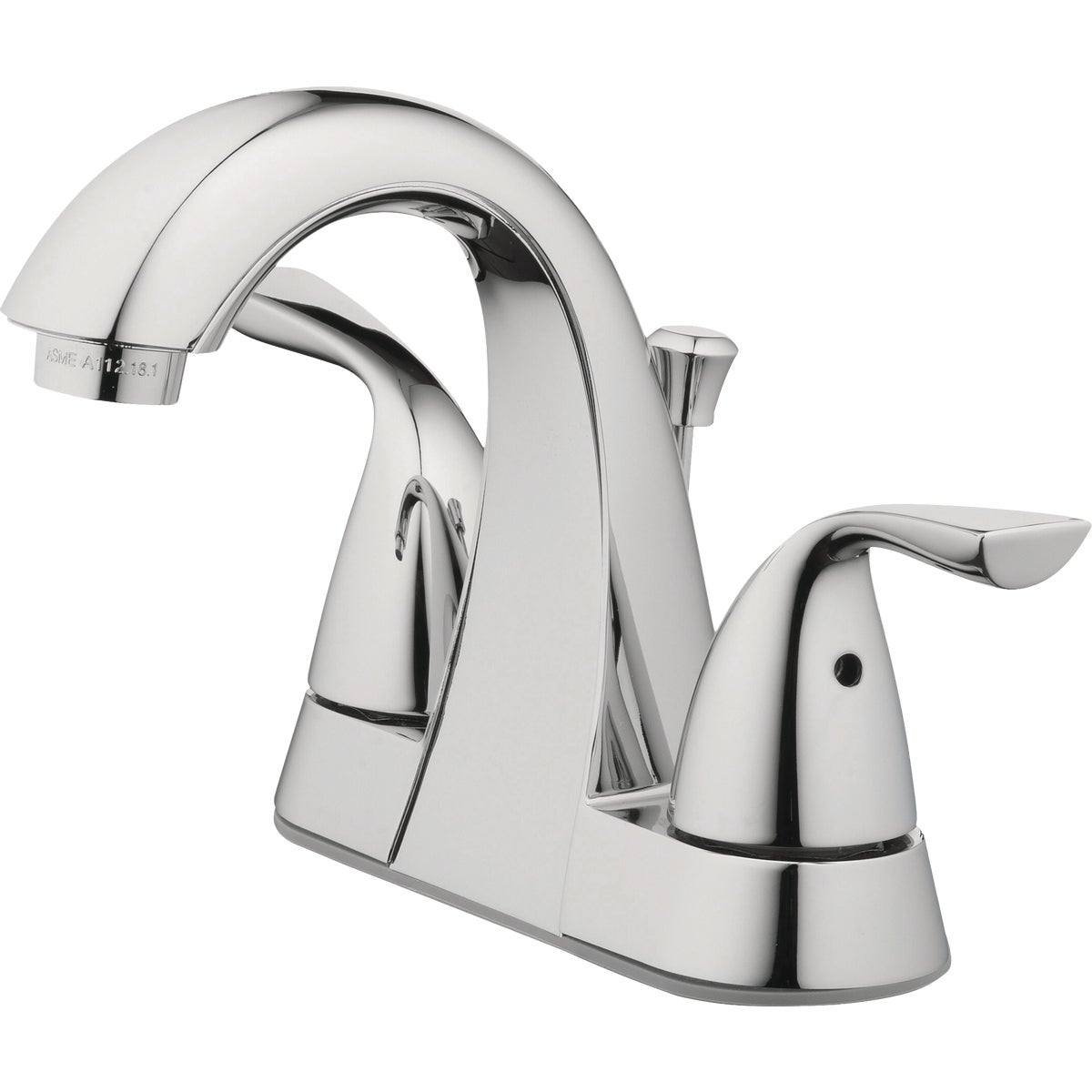 Homepointe Chrome 2-Handle Metal Lavatory Faucet