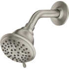 Moen Attune 8-Spray Pattern 4 In. Wall Mount Fixed Shower Head, Spot Resistant Brushed Nickel Image 1