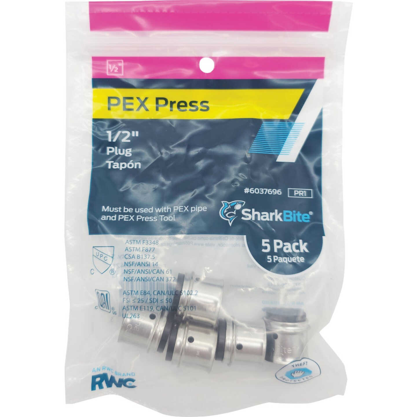 SharkBite 1/2 In. PEX Press Poly Plug (5-Pack) Image 2