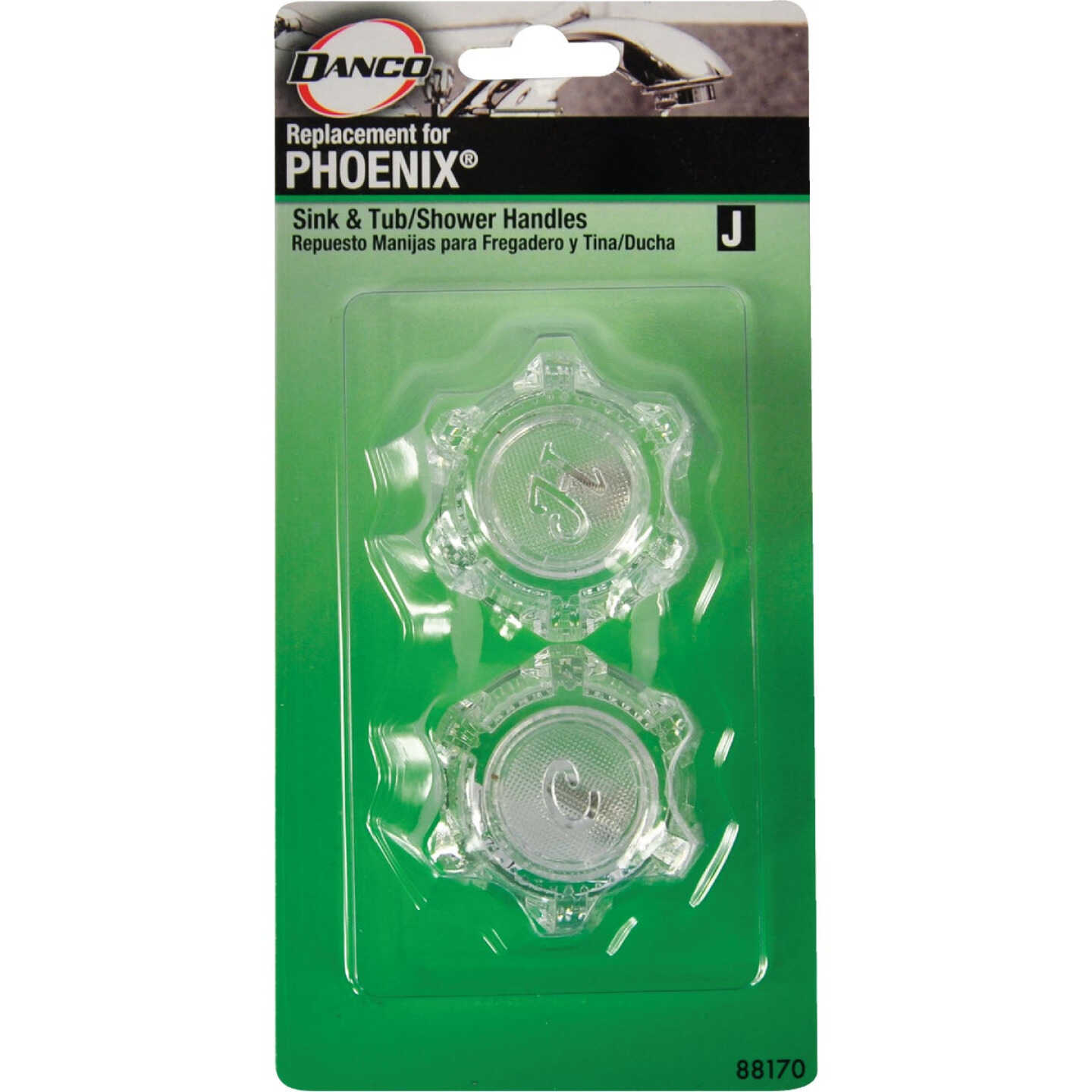 Danco Temperature Control Single 1-3/4 In. H. x 1-1/2 In. Base Tub & Shower Handle Kit (2-Pack) Image 2