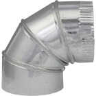 Imperial 24 Ga. 6 In. Galvanized Adjustable Elbow Image 3