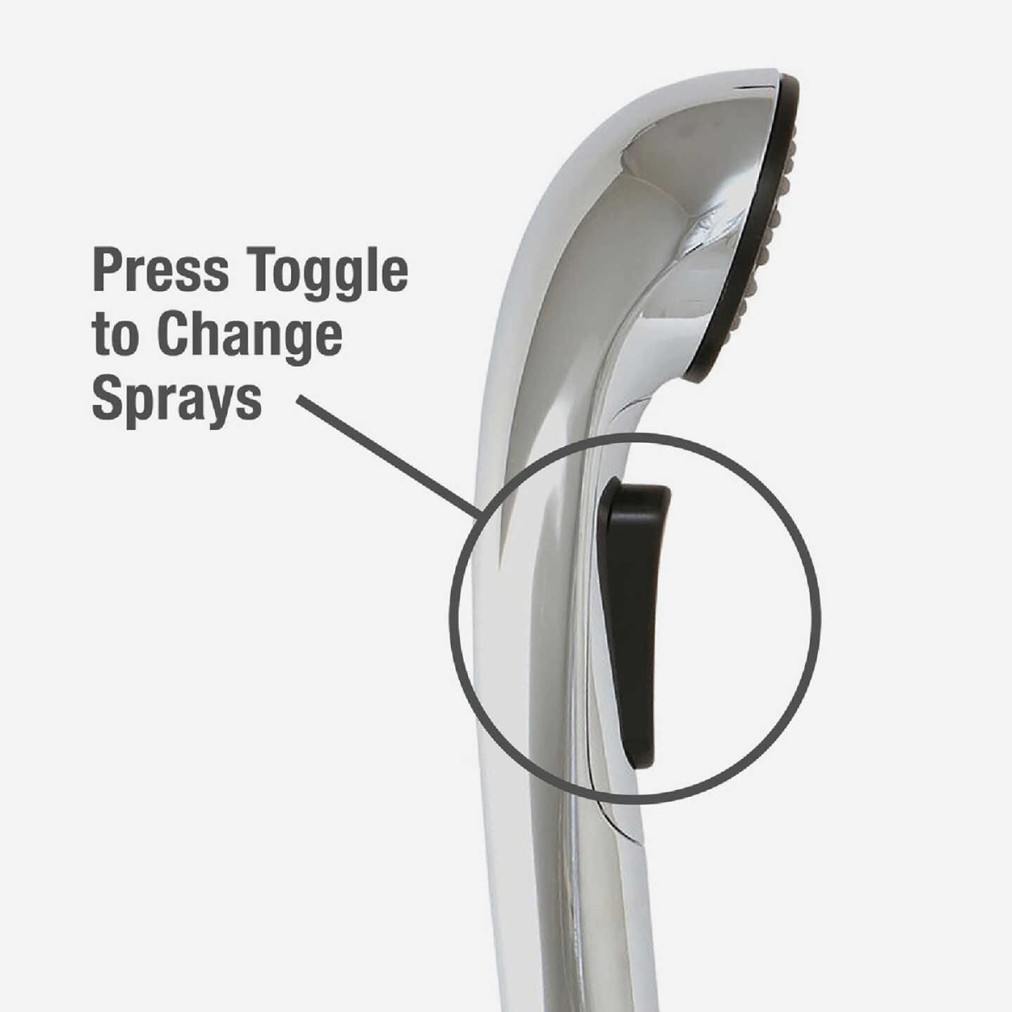 Danco Universal Fit Chrome Pull-Out Sprayer Head Image 3