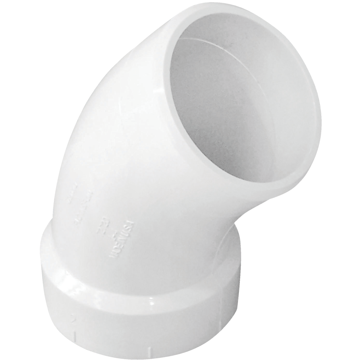 Charlotte Pipe 2 In. Schedule 40 45 Deg. DWV PVC Street Elbow (1/8 Bend)