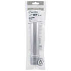 SharkBite 1/2 In. MIP x 4 In. Chrome-Plated Brass Pipe Nipple Image 2