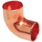 NIBCO 1 In. CxC 90 Deg. Close Ruff Copper Elbow (1/4 Bend) Image 1