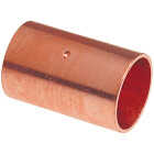 NIBCO 1/2 In. x 1/2 In. Copper Coupling with Stop Image 1