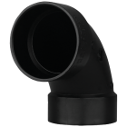 Charlotte Pipe 3 In. Hub x Hub 90 Deg. Sanitary ABS Elbow (1/4 Bend) Image 1