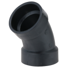 Charlotte Pipe 1-1/2 In. Hub x Hub 45 Deg. ABS Elbow (1/8 Bend) Image 1