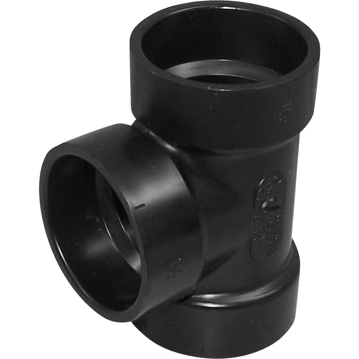 Charlotte Pipe 1-1/2 In. Hub x Hub x Hub ABS Waste & Vent Tee