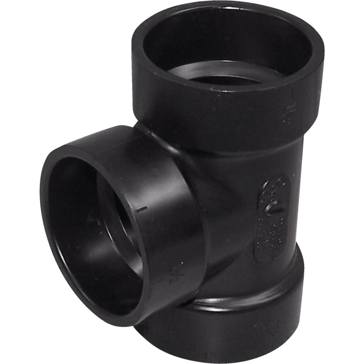 Charlotte Pipe 2 In. Hub x Hub x Hub ABS Waste & Vent Tee Image 1