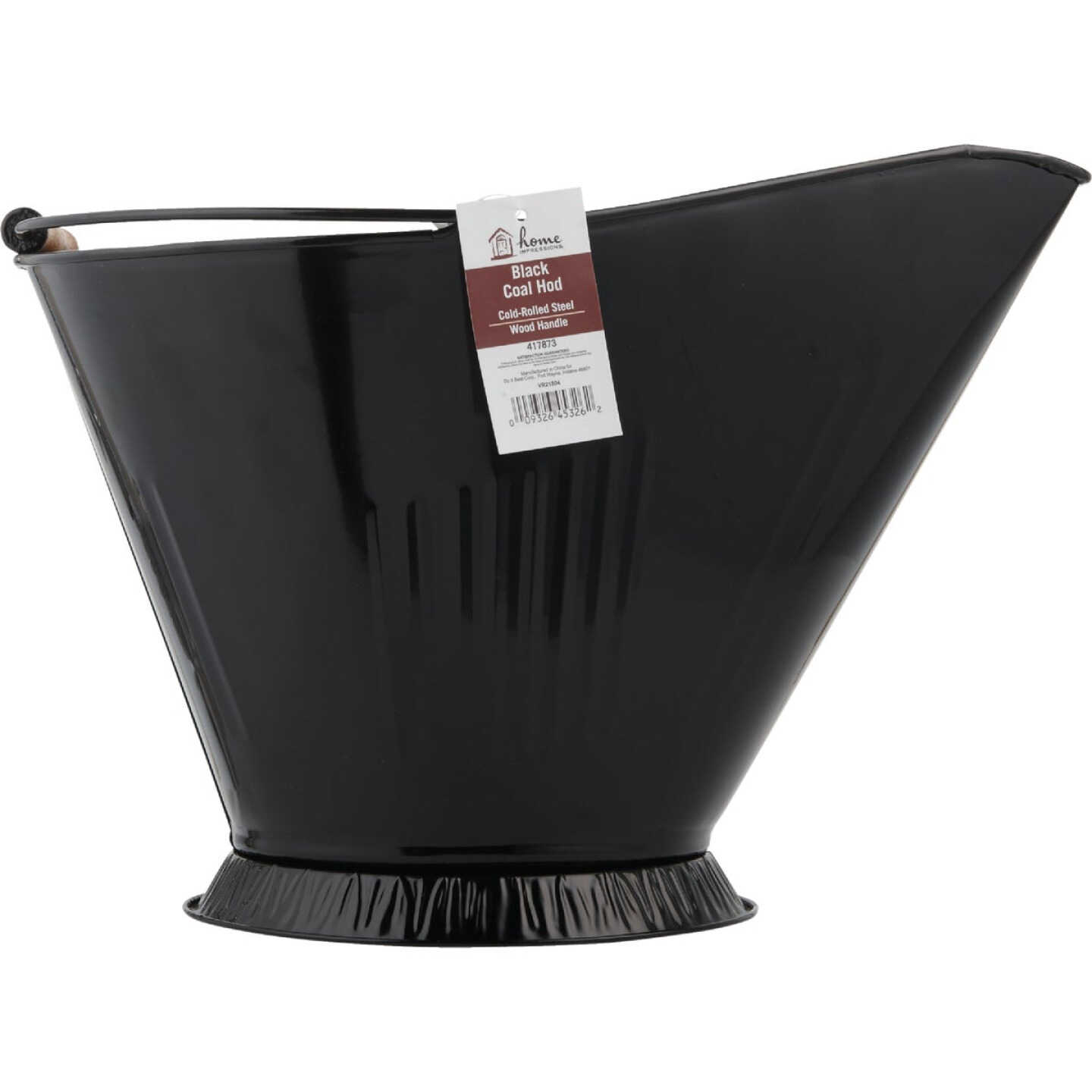 Home Impressions Wire Black Matte Coal Hod Image 2