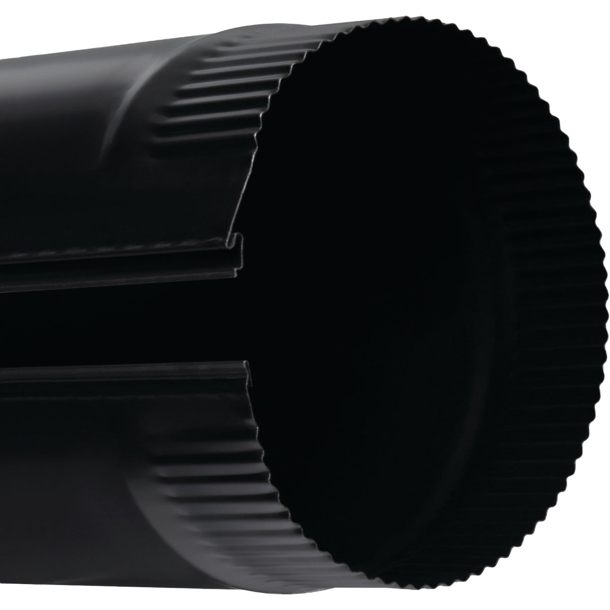 Imperial 24 Ga. 6 In. D x 24 In. L Black Single-Wall Stove Pipe Image 5