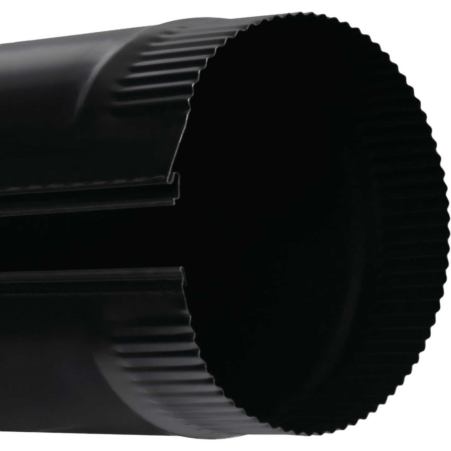 Imperial 24 Ga. 6 In. D x 24 In. L Black Single-Wall Stove Pipe Image 5