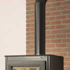 Imperial 24 Ga. 6 In. D x 24 In. L Black Single-Wall Stove Pipe Image 2