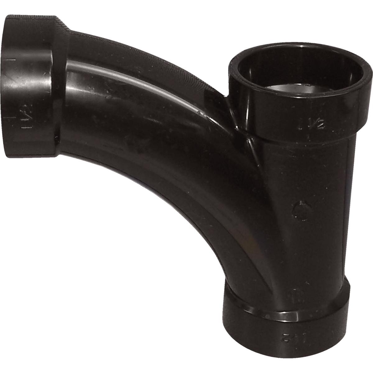 Charlotte Pipe 1-1/2 In. Hub x Hub x Hub Combination ABS Wye