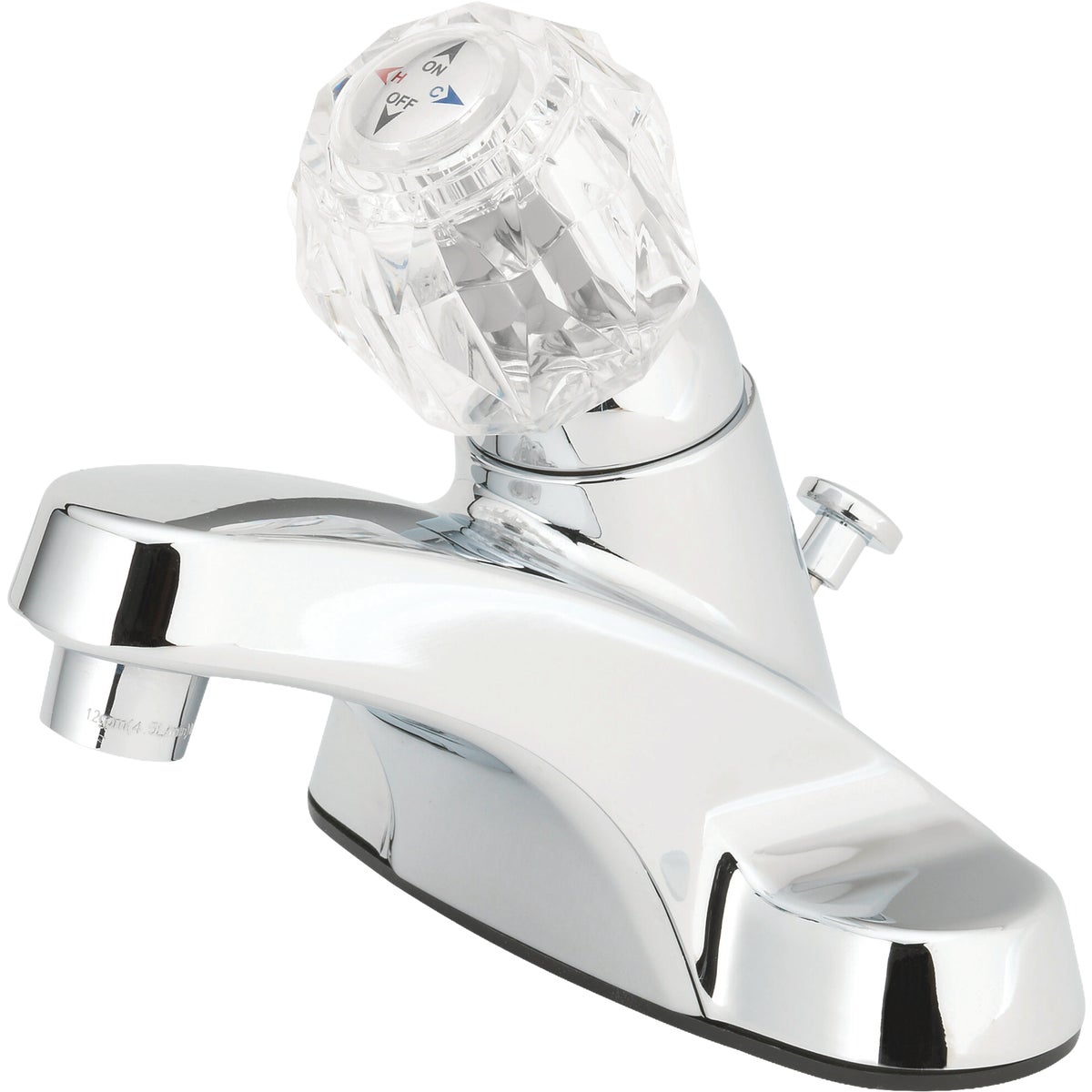 Homepointe Chrome 1-Handle Lavatory Faucet with Plastic Pop Up