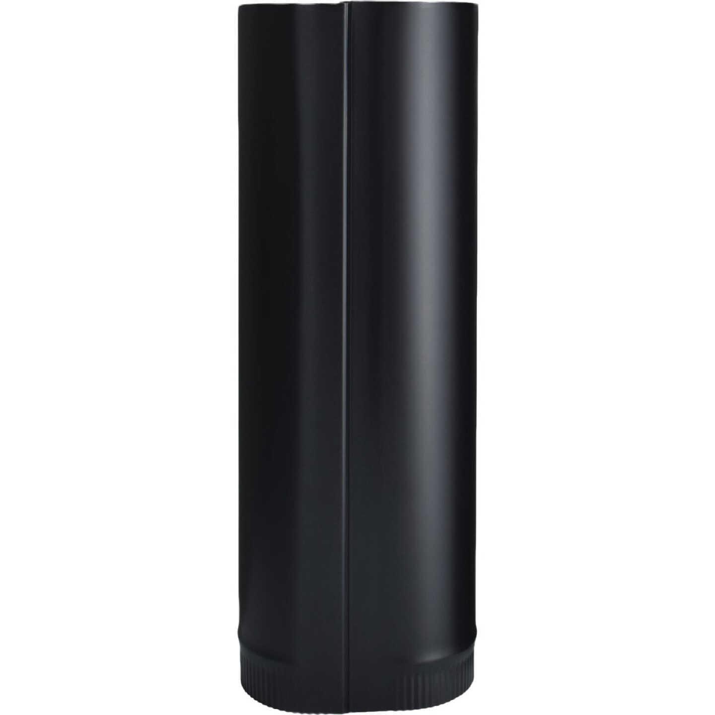 Imperial 24 Ga. 8 In. D x 24 In. L Black Single-Wall Stove Pipe Image 4