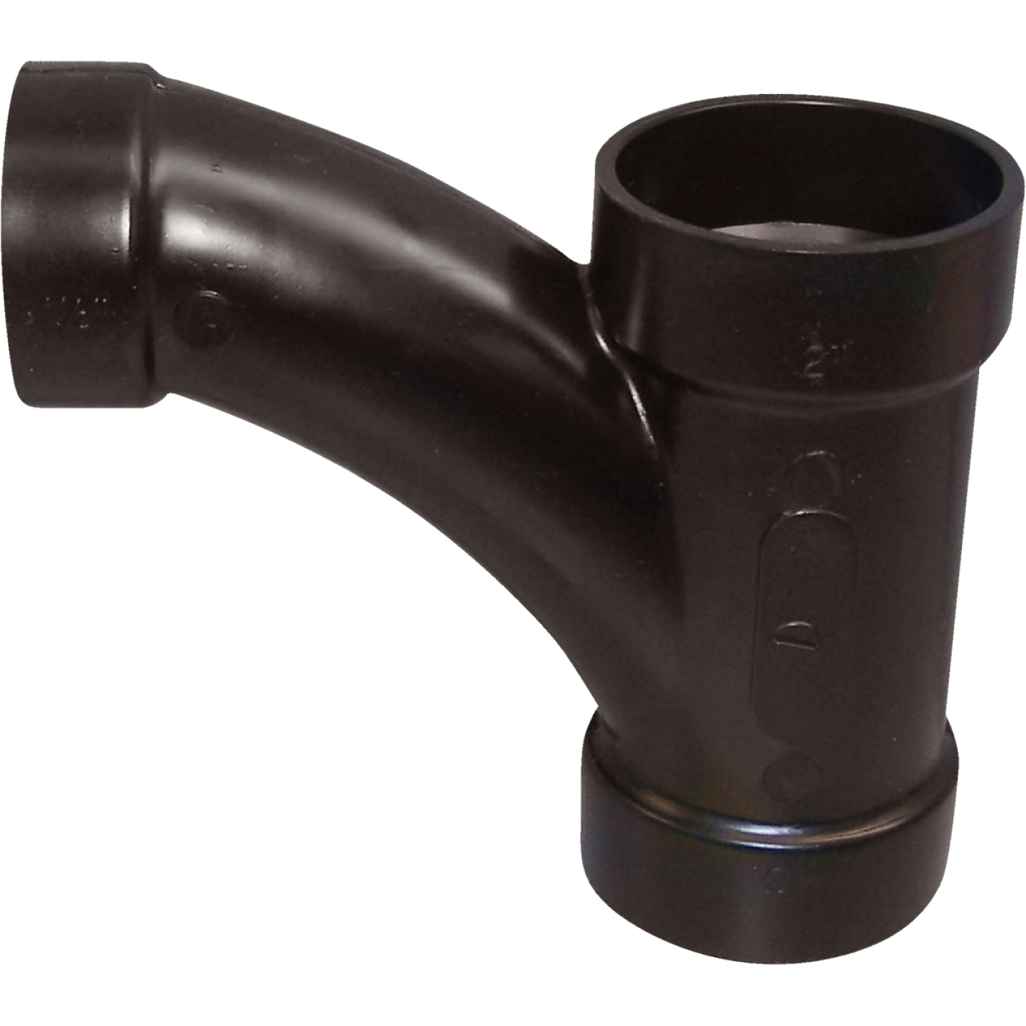 Charlotte Pipe 2 x 2 x 1-1/2 In. Hub x Hub x Hub Reducing Long Turn ABS Wye Image 1