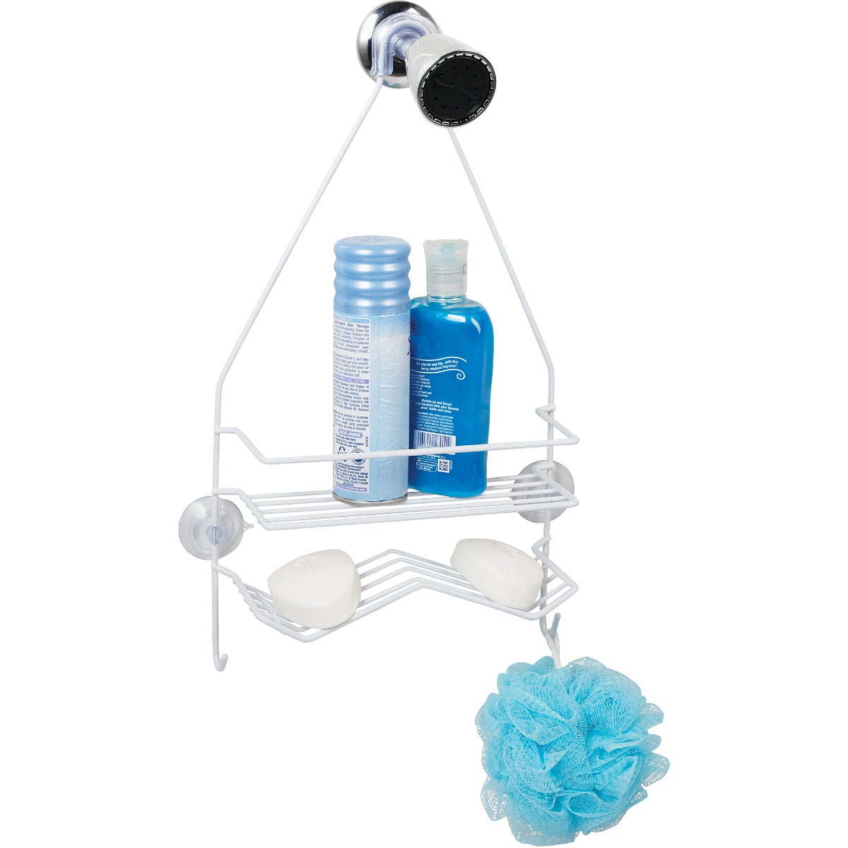 Zenith Zenna Home White 10 In. x 17-3/4 In. Shower Caddy Image 3