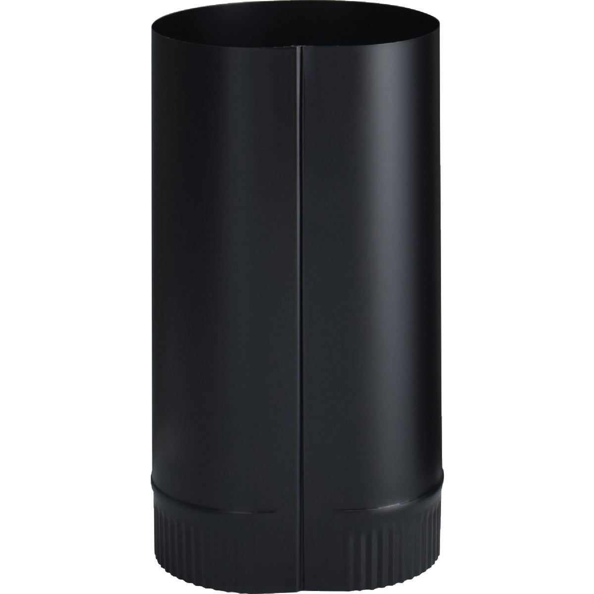 Imperial 24 Ga. 6 In. D x 12 In. L Black Single-Wall Stove Pipe Image 3