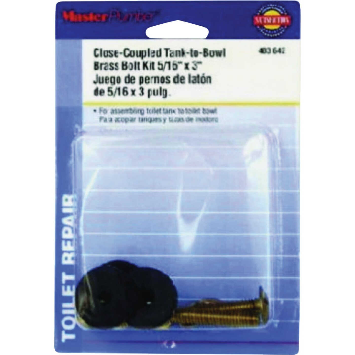 Master Plumber Toilet Tank-To-Bowl Bolt Kit Image 1