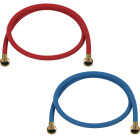 Abbott Rubber 3/8 In. ID X 4 Ft. Red & Blue Washing Machine Hose Image 1