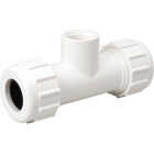 B&K 1-1/2 In. x 1-1/2 In. PVC Compression Tee with 1-1/2 In. FIP Branch Image 1