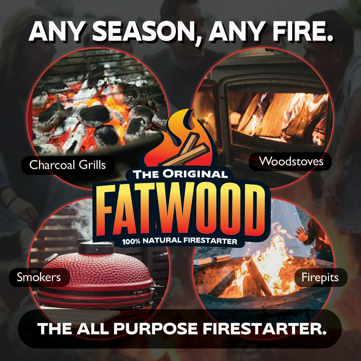 Fatwood 10 Lb. Fire Starter Image 3