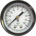 Simmons 1/8 In. MPT Fitting 100 psi Pressure Gauge Image 1