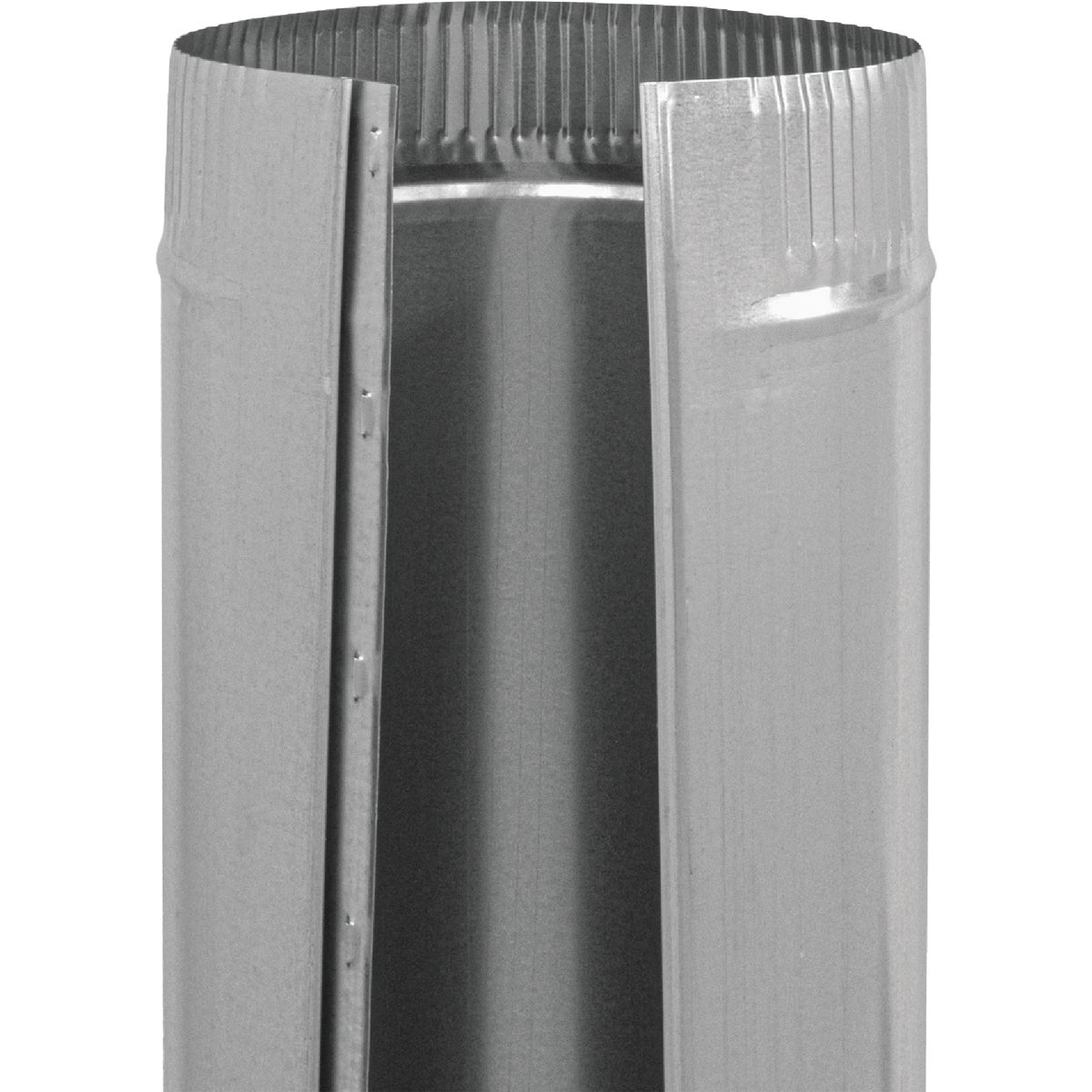 Imperial 24 Ga. 6 In. D x 60 In. L Round Galvanized Steel Duct Image 5